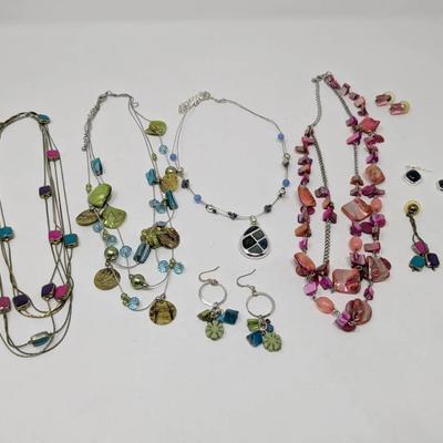 Beaded Necklaces + Earrings