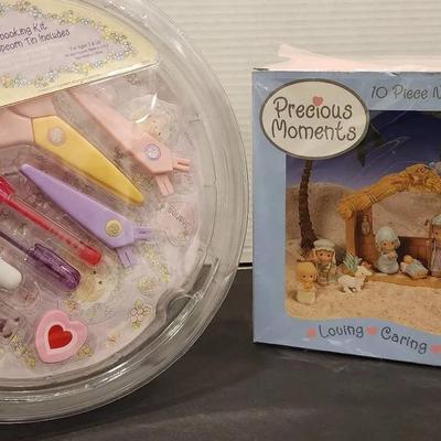 Precious Moments Nativity & Scrapbooking Sets (New In Box)