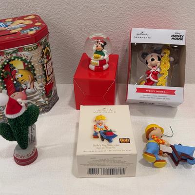 Hallmark Ornaments, Small Snow Globe 
