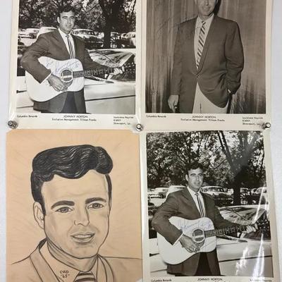 “Johnny Horton” Autographed Photos