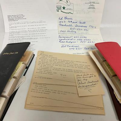 Vintage Radio Personality’s Card Files