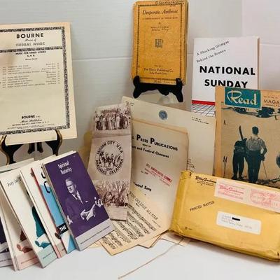 Nostalgic Choral Sheet Music and More