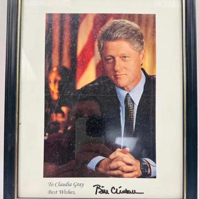 Vintage Presidential ”Bill Clinton” Portrait Photograph 