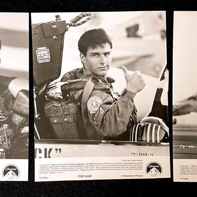 "Top Gun" Tom Cruise and Kelly McGillis Promotional Photos