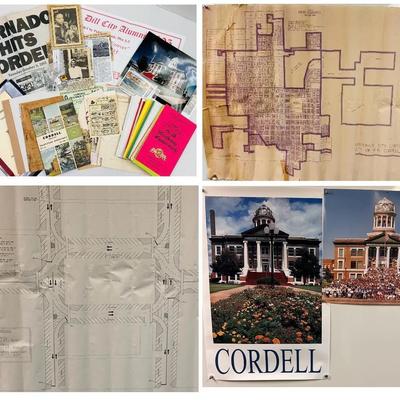 Cordell, Oklahoma Memorabilia Assortment 