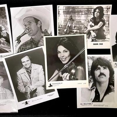 Promotional Vintage Country Singer Photos 
