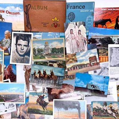Vintage Postcard Collection and Travel Souvenir 