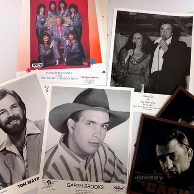 Johnny and June Cash, Garth Brooks Photographs