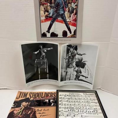 Rare Vintage Memorabilia “ELVIS PRESLEY” and Rodeo Legend “JIM SHOULDERS”