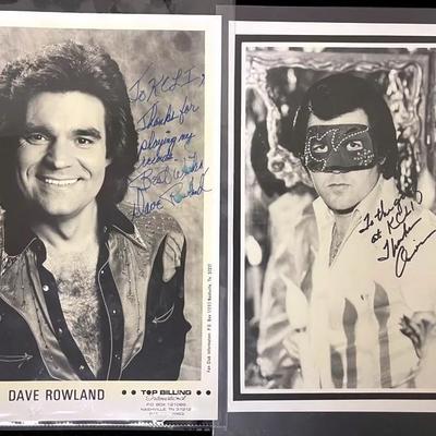 Dave Rowland and Jimmy Ellis as Orion Autographed Photos