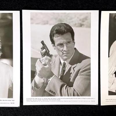 Kurt Russell, Sylvester Stallone, and Tom Cruise Movie Promo Photos