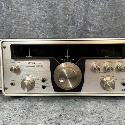 Allied SX-190 Shortwave Communications Receiver + Pair SP-190 Speakers | HF | Amateur Radio