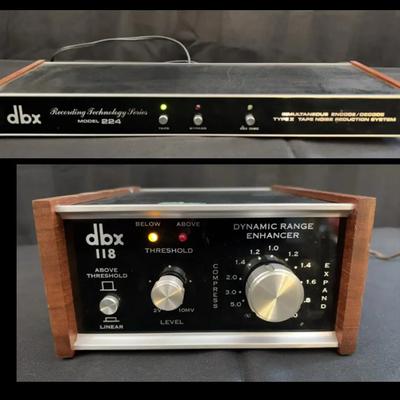 dbx Model 224 Noise Reduction & dbx 118 Dynamic Range Enhancer | Audio Processors