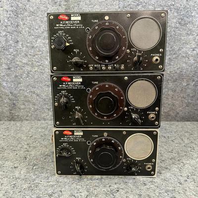 McMurdo Silver H.F. Receiver | Models 800 & 802 | Group of 3