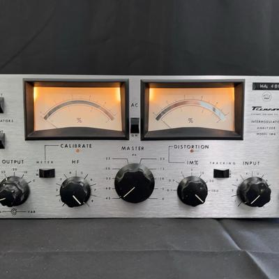 Techron/Crown Intermodulation Analyzer | Model IMA | Dual Analog Meter Audio Test Instrument