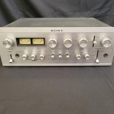Sony TA-2000F Stereo Pre-Amplifier | Vintage Silver Face Hi-Fi Component