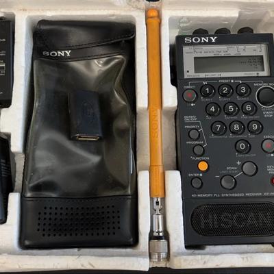 Sony ICF-PRO80 40-Memory PLL Synthesized Receiver with Accessories