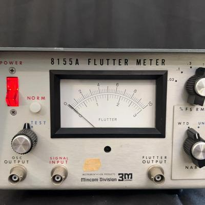 Mincom (3M) 8155A Flutter Meter | Test/Measurement Instrument | NAB / WTD-UNWTD