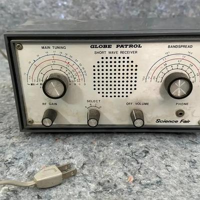 Globe Patrol Short Wave Receiver | Model 28-206 | Vintage Shortwave Radio