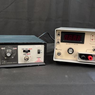 Heath Zenith SG-4244 Precision Oscilloscope Calibrator & TBE 207 CL Meter