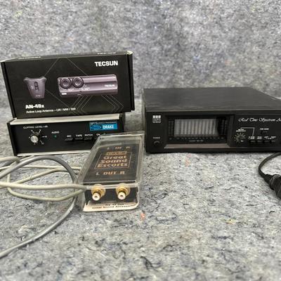 BSR SA-3X | Real Time Spectrum Analyzer with Drake SP75, Tecsun AN-48x & Audio Accessories
