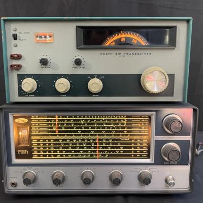 Heathkit HW-16 CW Transceiver & Allied A-2515 Solid State Communications Receiver