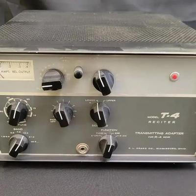 R.L. Drake Model T-4 Reciter | Transmitting Adapter for R-4 Receiver | Serial No. 0076 | Untested