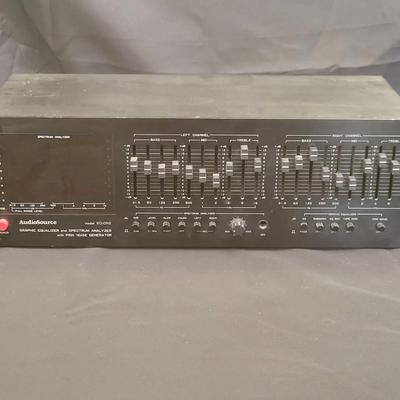 AudioSource EQ-ONE Graphic Equalizer & Spectrum Analyzer | Rackmount Audio Processor