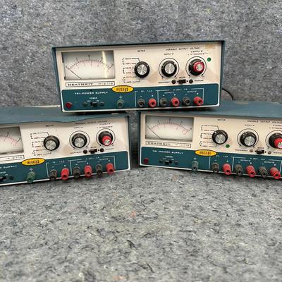 Heathkit IP-2718 Tri-Power Supply | Lot of 3 Units