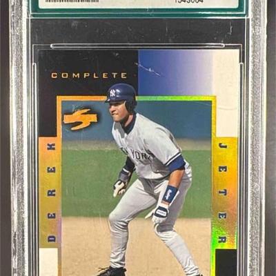 1998 Score Derek Jeter #3C Complete Players Gold Yankees Graded 9 MINT