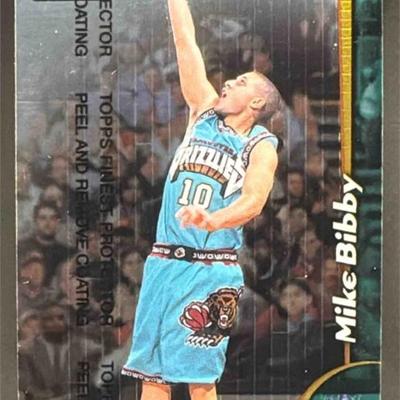 1998-99 Topps Finest Mike Bibby #227 RC Grizzlies