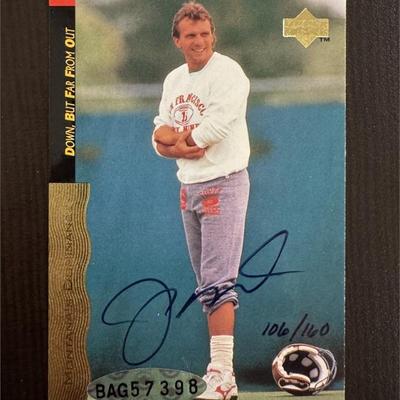 1995 Upper Deck Joe Montana Auto Signed /160 RARE