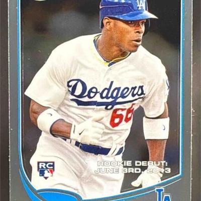 2013 Topps Chrome Update Yasiel Puig #MB-41 RC Dodgers