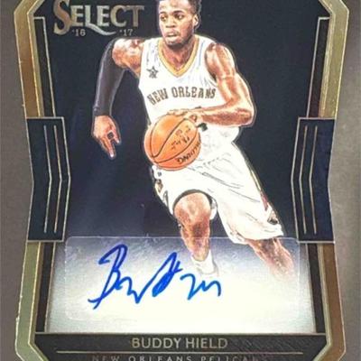 2016-17 Panini Basketball Select Buddy Hield Die Cut Rookie Auto Kings /199 #11