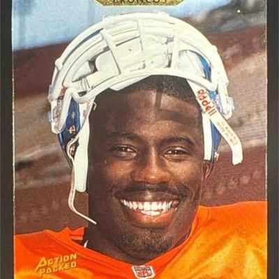 1995 Action Packed Rookies & Stars Terrell Davis #92 RC Broncos