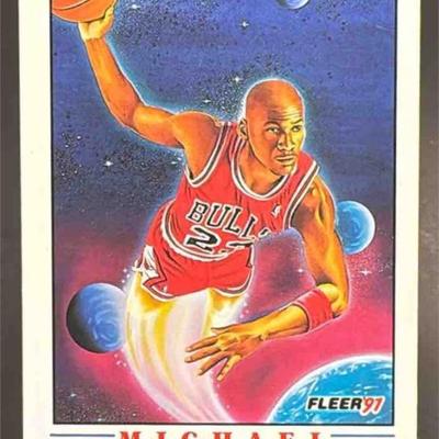 1991-92 Fleer Basketball Michael Jordan Pro Visions #2 Chicago Bulls