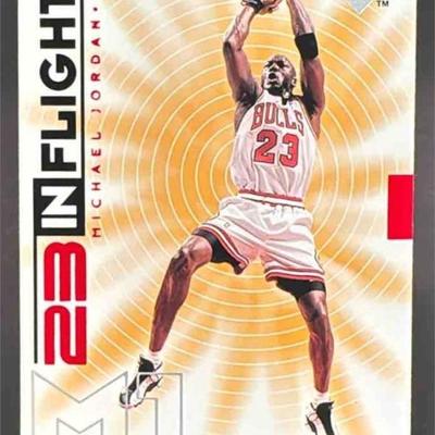 1998-99 Upper Deck Basketball Michael Jordan Living Legend In Flight Bulls