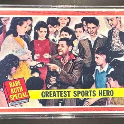 R&N Porcelain Ceramic 1962 Babe Ruth Special Pitching Record /2873 Sealed Rare