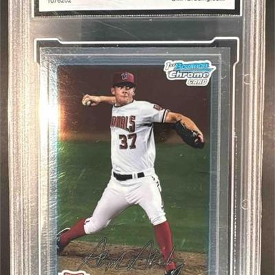 2010 Bowman Stephen Strasburg #BCP1 Chrome RC Nationals Graded 10 GEM-MINT