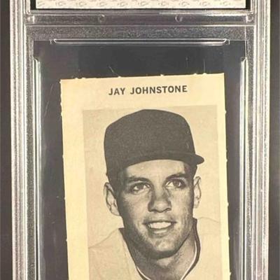 1969 Milton Bradley Jay Johnstone #NNO 1969 Graded 7 NR-MINT Angels
