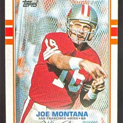 1989 Topps Joe Montana #12 49ers