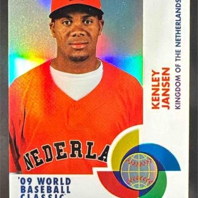 2009 Topps Chrome Kenley Jansen #W43 World Baseball Classic Refractors 47/500