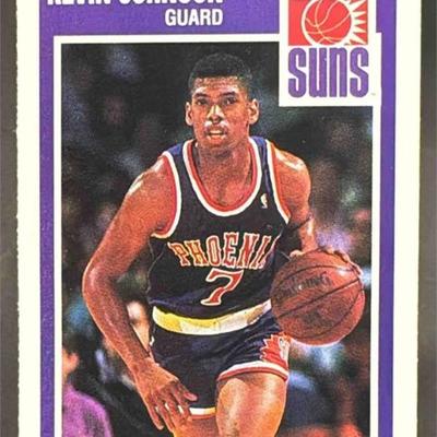 1989-90 Fleer Basketball Kevin Johnson #123 RC Phoenix Suns
