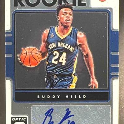 2016-17 Panini Basketball Donruss Optic Buddy Hield Rookie Signatures #4 RC Auto