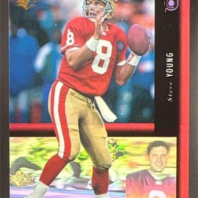 1994 SP Steve Young #PB32 All Pro Holoviews 49ers