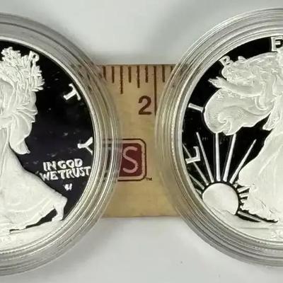 2024 S & W American Eagle 99.9% Silver Proof Coins Lot 2 Of 3