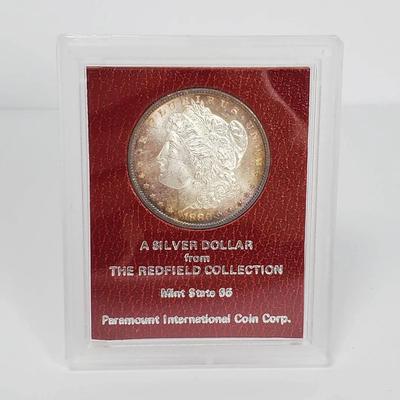 Redfield Collection 1880 S Morgan Dollar - 90% Silver, Paramount International 