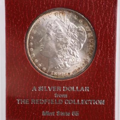 Redfield Collection 1890 S Morgan Dollar - 90% Silver, Paramount International 