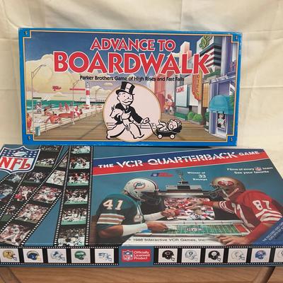 Vintage 1986 NFL The VCR Quarterback Game and Advance to Boardwalk Game