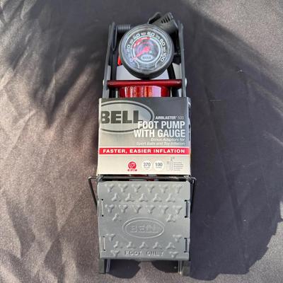 Bell Airblaster 500 Foot Pump w/ Pressure Gauge 